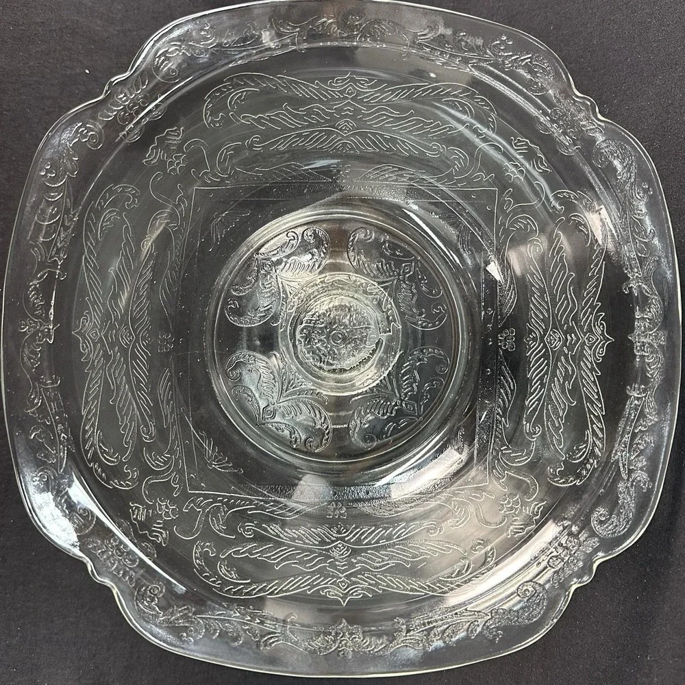 Indiana Glass 'Recollection '9 3/8